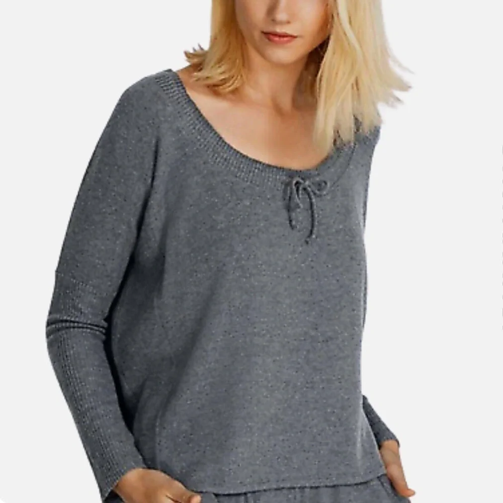 JOHNNY WAS Calme Tunnel Drawstring Crop Sweater